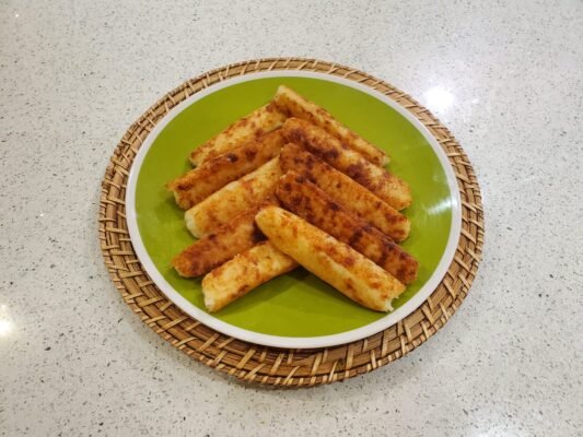Palitos de arroz con queso