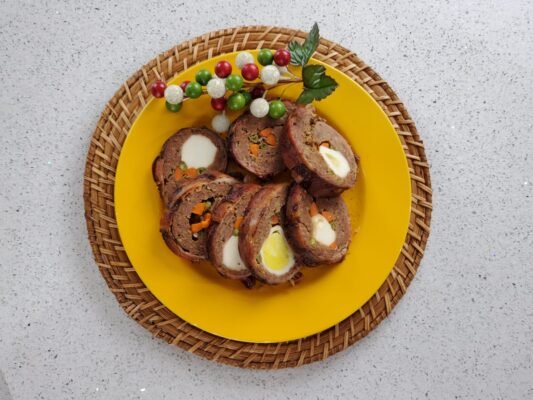 Carne de molde relleno