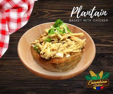 Plantain Basket with Cheese
