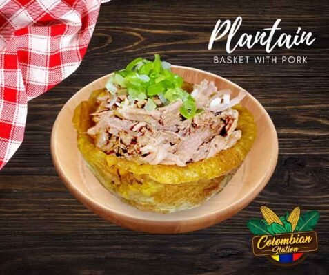 Plantain Basket with Pork